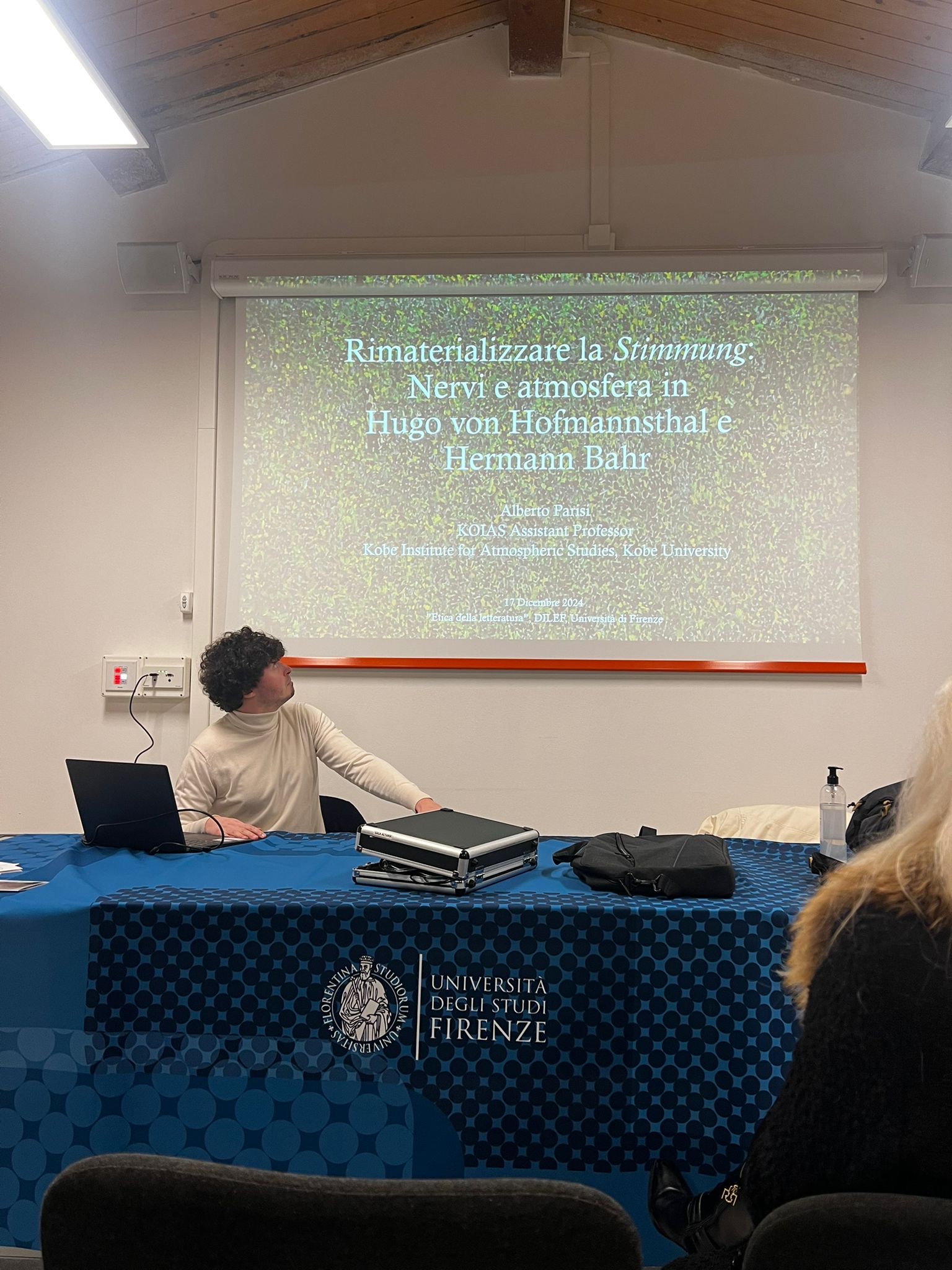 KOIAS Talk on Philosophy and Literature at the University of Florence | December 17, 2024