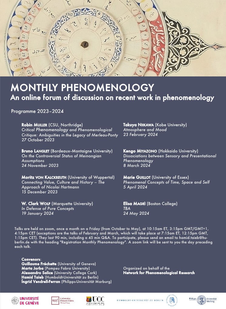 Poster monthly phenomenology