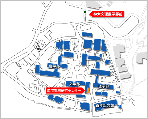 �_�ˑ�w���w���C�`�s�s�Z���^�[�n�}