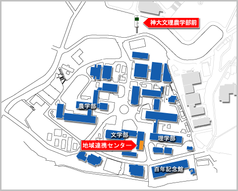 神戸大学大学院人文学研究科地域連携センター地図