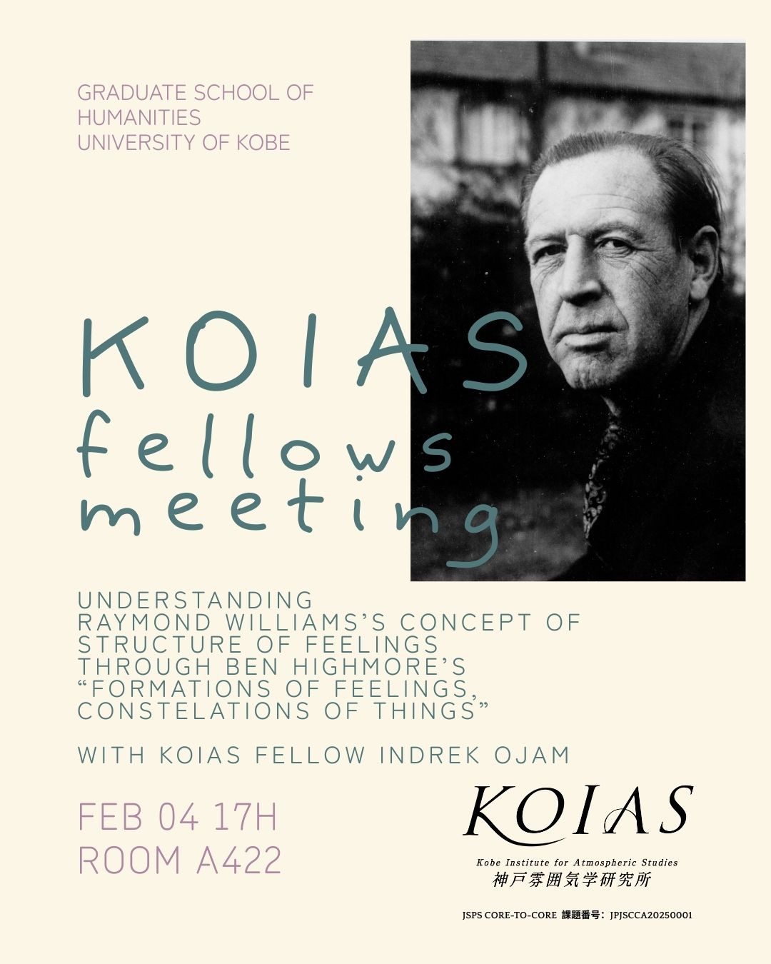 KOIAS Fellows Meeting - Structure of Feeling - February 4 2026