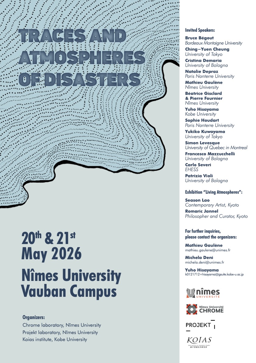 Traces and Atmospheres of Disasters - May 20-21, 2026